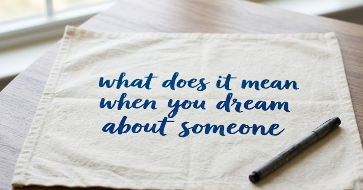 What Does It Mean When You Dream About Someone?