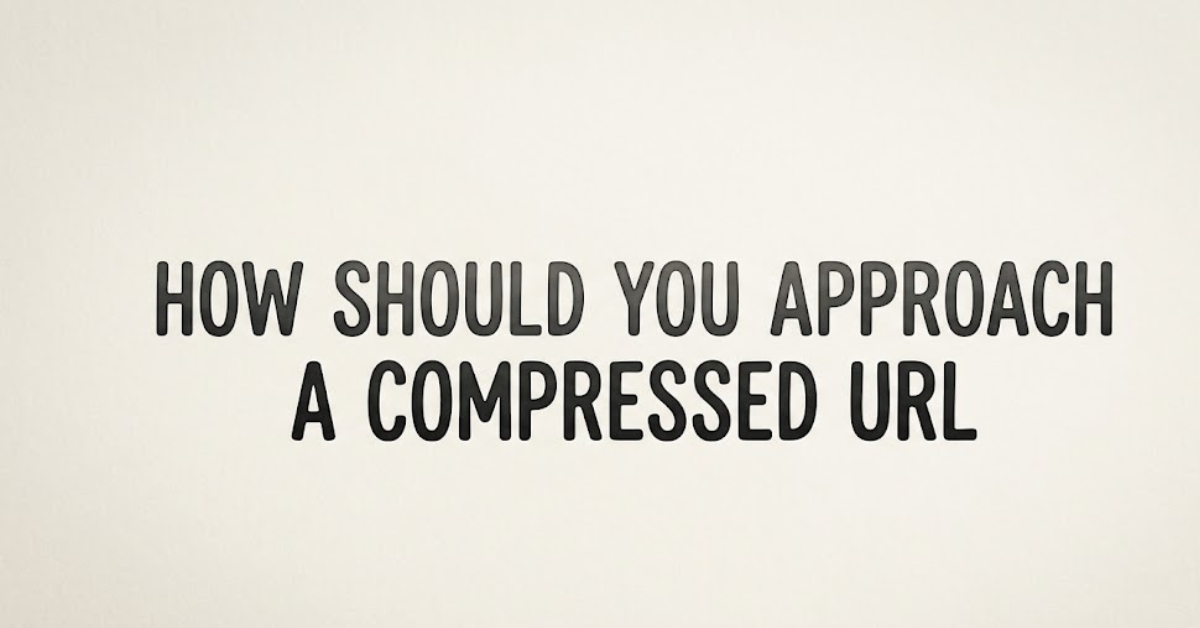 How Should You Approach a Compressed URL?