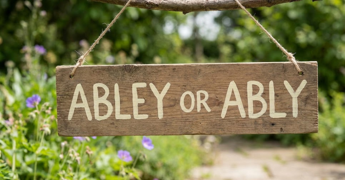 Abley or Ably: Which One Is Correct?