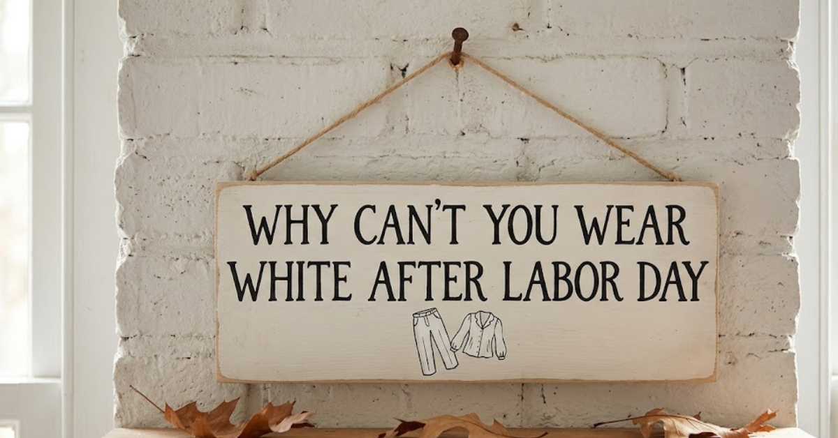 Why Can’t You Wear White After Labor Day?