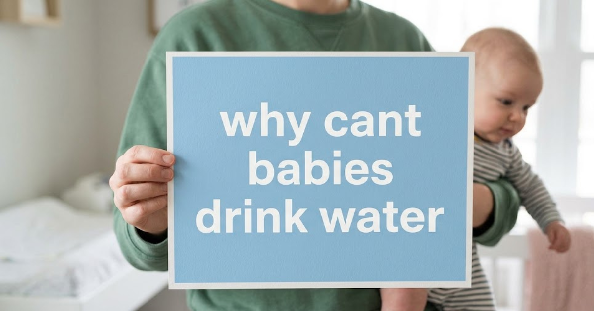 Why Can’t Babies Drink Water?