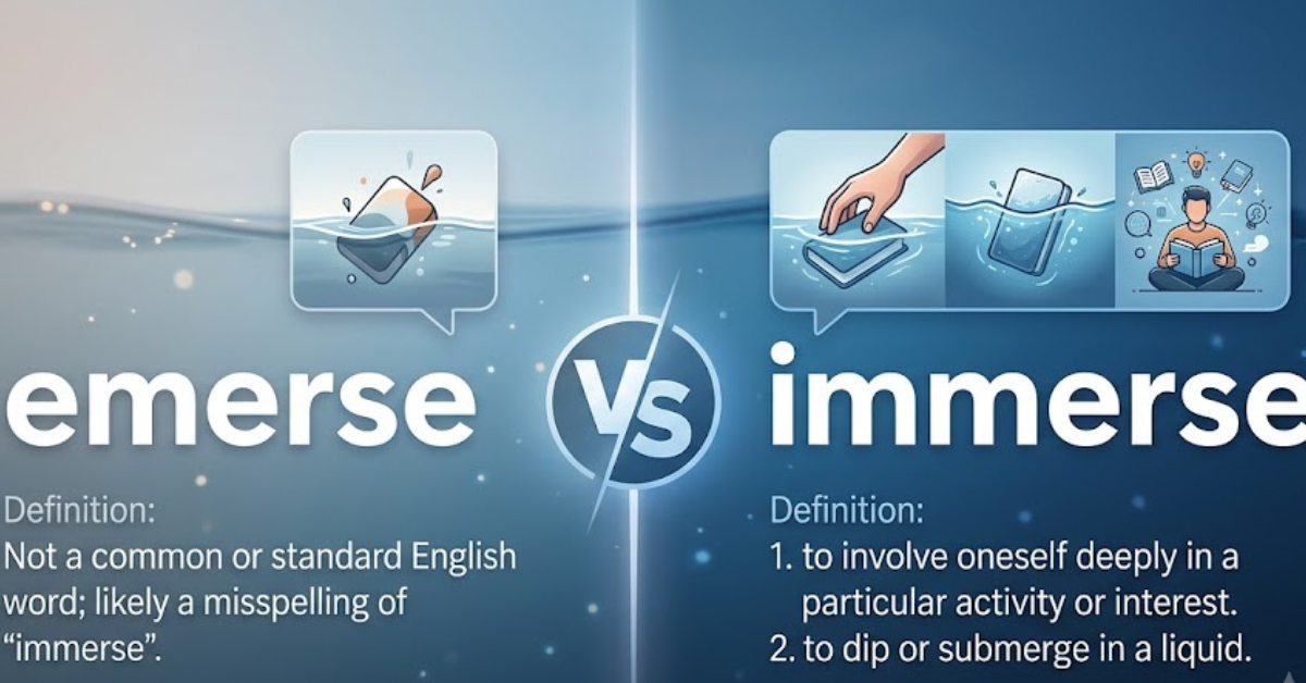 Emerse vs Immerse: Understanding the Real Difference