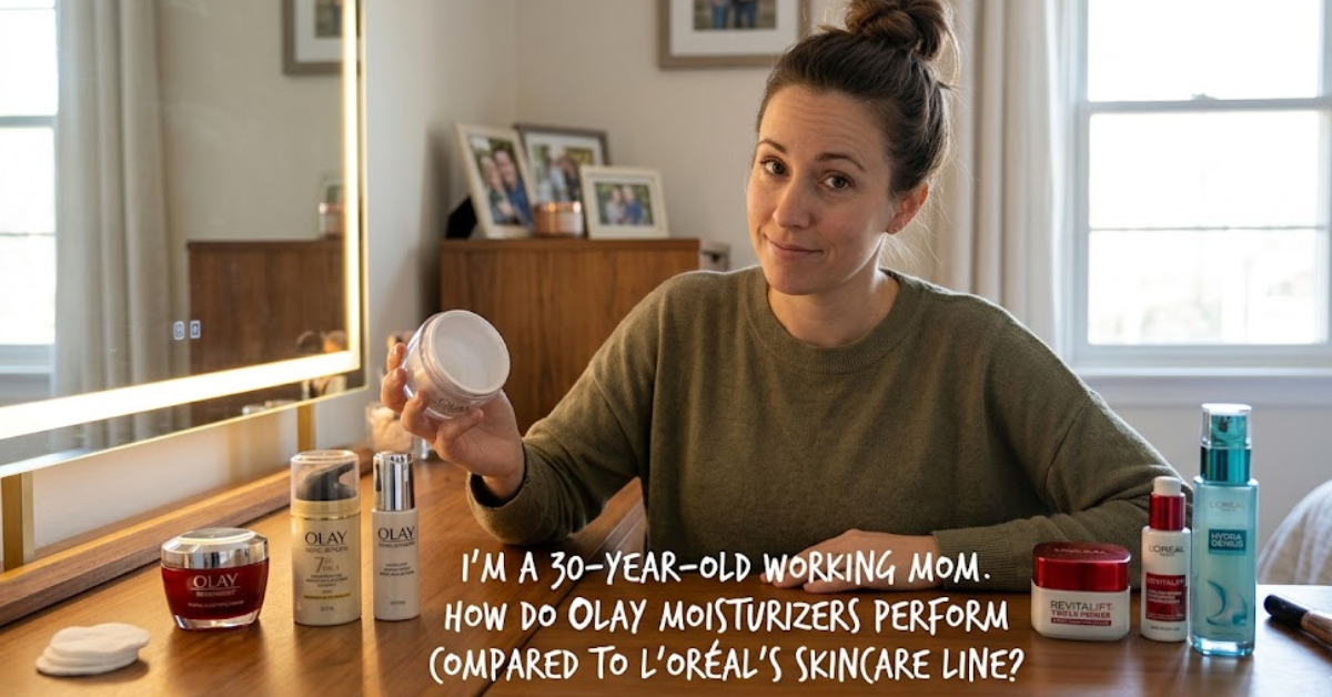 I’m a 30-Year-Old Working Mom. How Do Olay Moisturizers Perform Compared to L’Oréal’s Skincare Line?