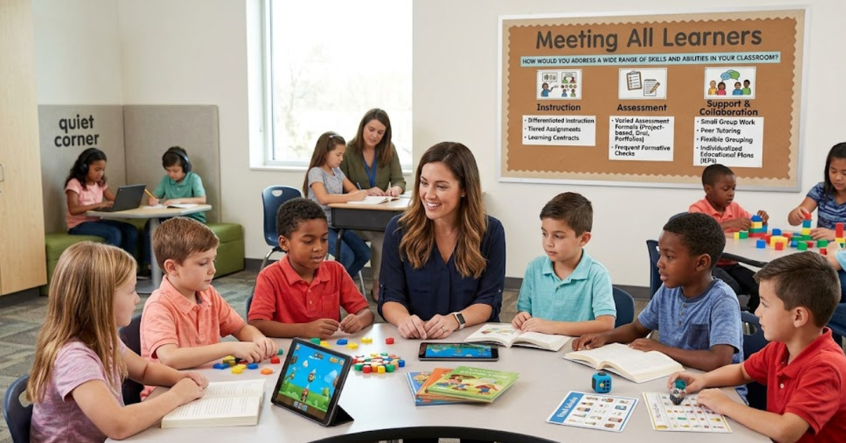 How Would You Address a Wide Range of Skills and Abilities in Your Classroom?