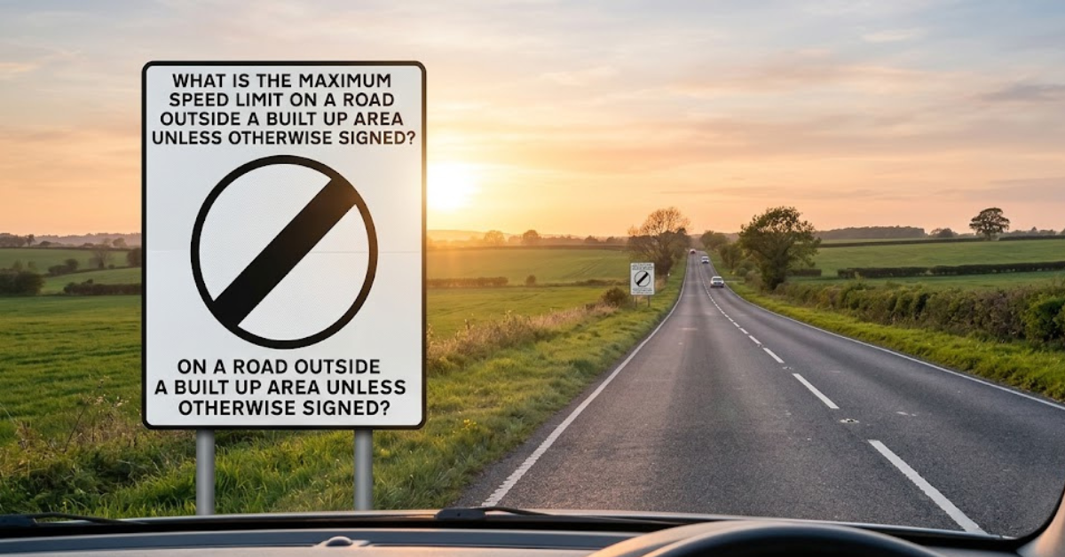 Speed Limit Outside Built-Up Areas: What You Need to Know
