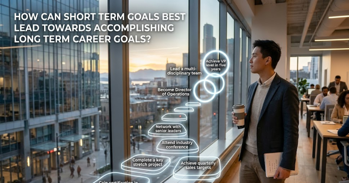 How Can Short-Term Goals Best Lead Towards Accomplishing Long-Term Career Goals?