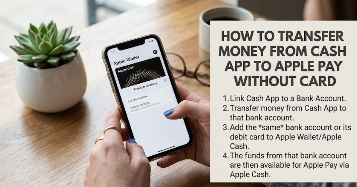 How to Transfer Money From Cash App to Apple Pay Without Card