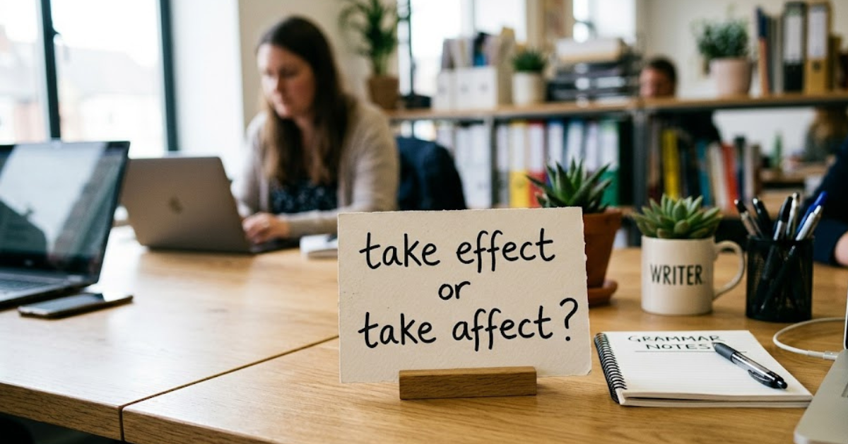 Take Effect or Take Affect? Understanding the Correct Phrase