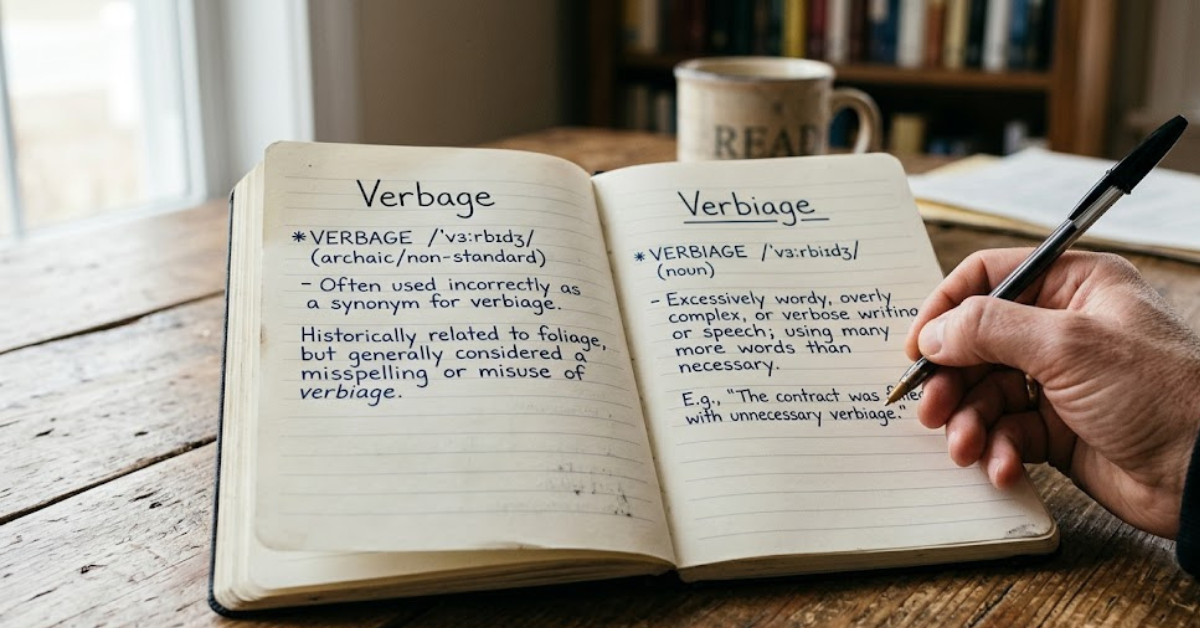 Verbage vs Verbiage: Which One Is Correct?