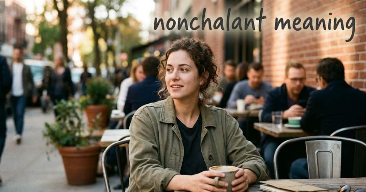 Nonchalant Meaning: What It Really Means and How to Use It