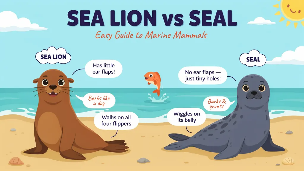Sea Lion Difference Seal