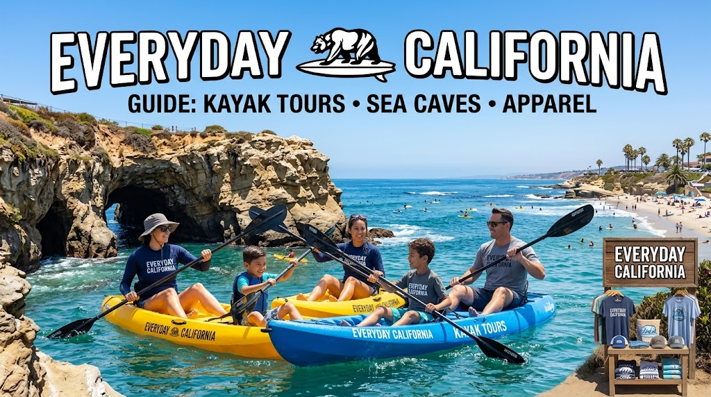Everyday California Guide: Kayak Tours, Sea Caves, and Apparel