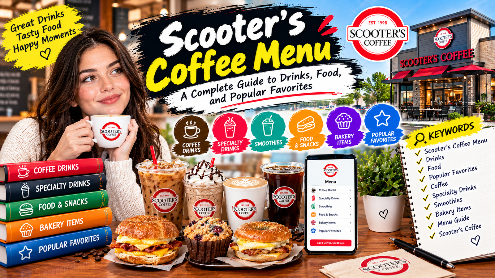 Scooter’s Coffee Menu: A Complete Guide to Drinks, Food, and Popular Favorites